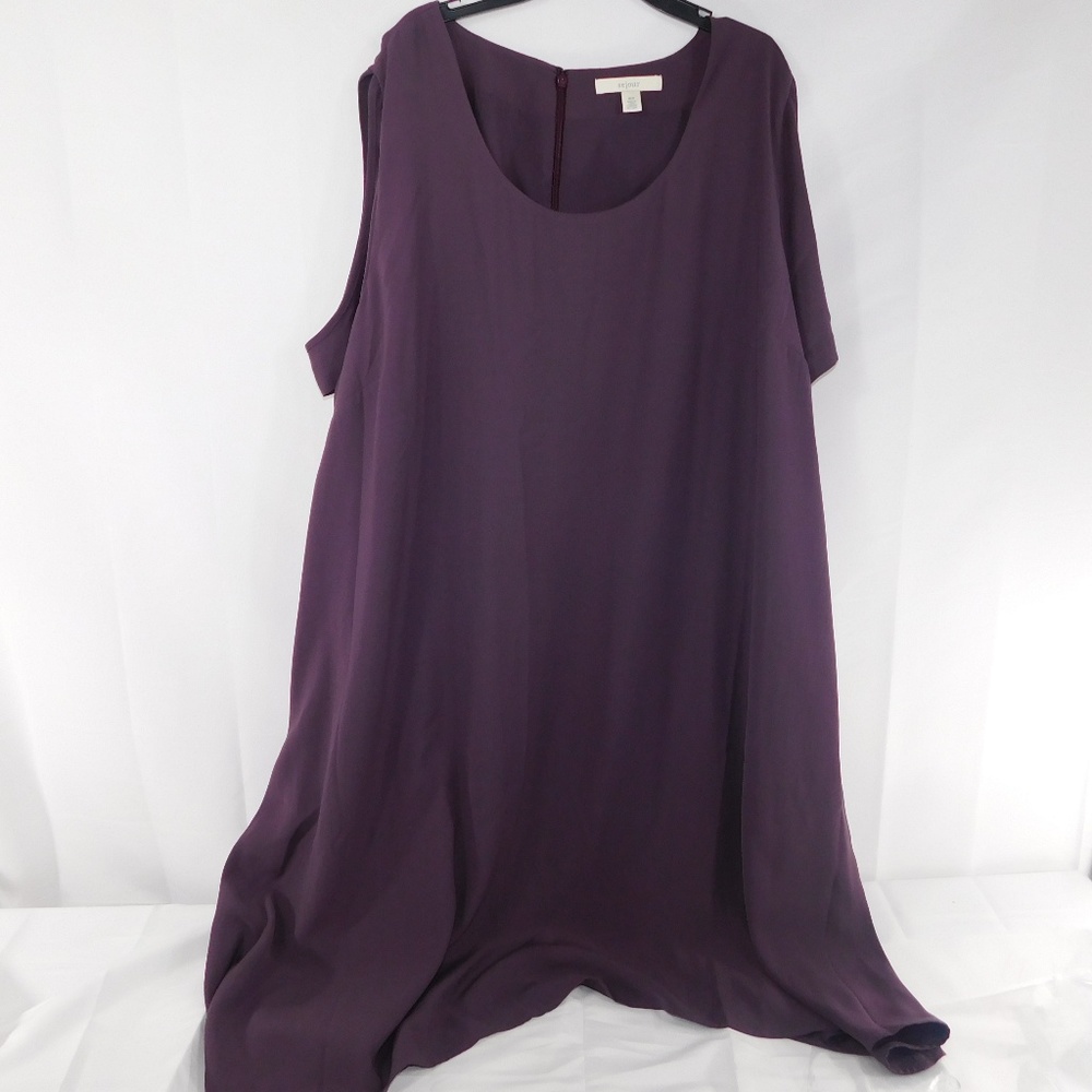 Sejour Tent Dress Size 18w Eggplant